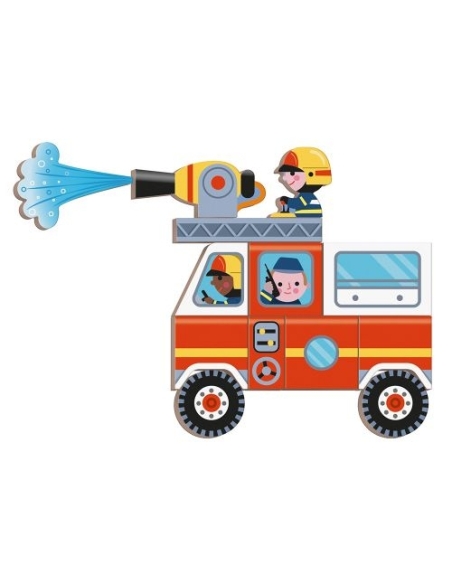 Janod Magnetna knjiga - Vatrogasci