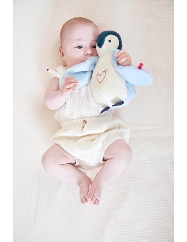 Kaloo Plišanac sa noćnim svjetlom - Pignvin (plavi)