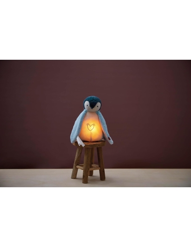 Kaloo Plišanac sa noćnim svjetlom - Pignvin (plavi)