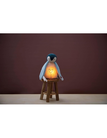 Kaloo Plišanac sa noćnim svjetlom - Pignvin (plavi)