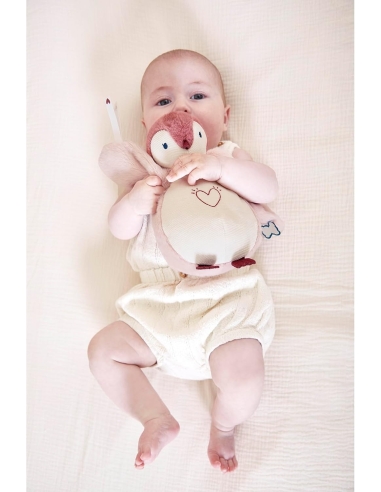 Kaloo Plišanac sa noćnim svjetlom - Pignvin (rozi)