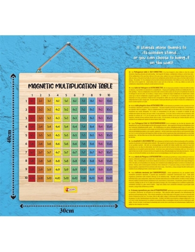 I'm a Genius Drvena magnetna tablica množenja