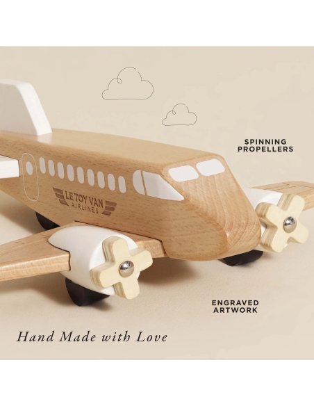 Le Toy Van Drveni avion – Dvomotorni putnički