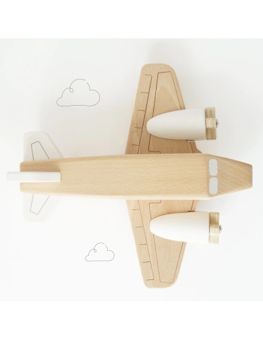 Le Toy Van Drveni avion – Dvomotorni putnički