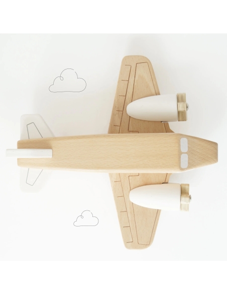 Le Toy Van Drveni avion – Dvomotorni putnički