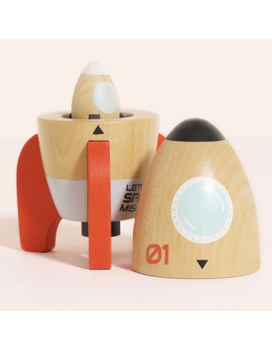Le Toy Van Drveni set raketa – Svemirska misija