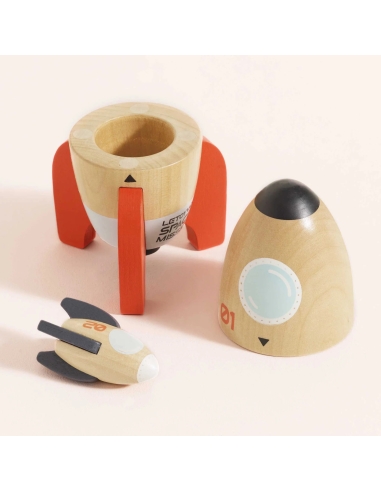 Le Toy Van Drveni set raketa – Svemirska misija