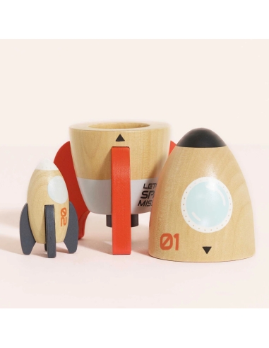 Le Toy Van Drveni set raketa – Svemirska misija