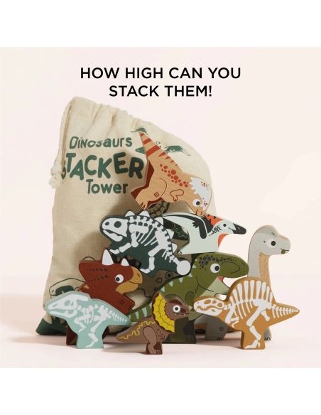 Le Toy Van Drvene životinjice za slaganje Jurassic