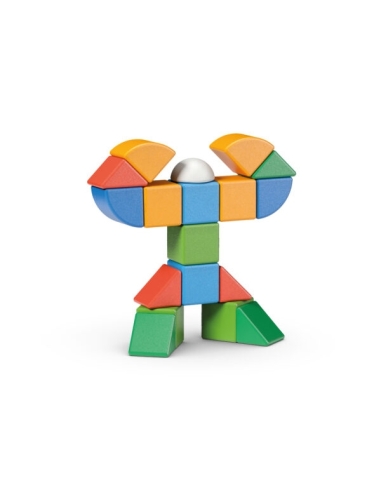 GEOMAG Magicube 4 oblika – Reciklirani mali svijet (25 kom)