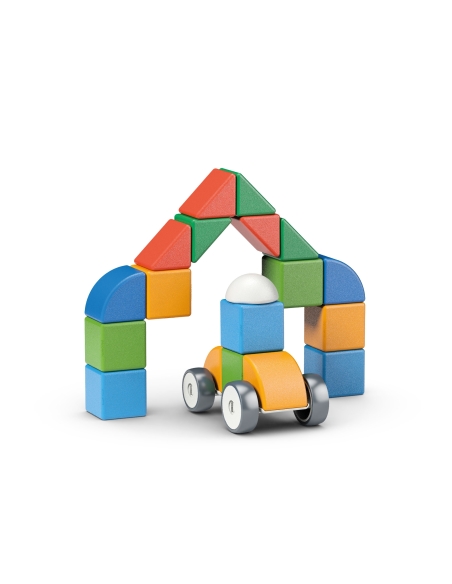 GEOMAG Magicube 4 oblika – Reciklirani mali svijet (25 kom)