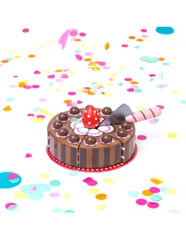Le Toy Van Drvena čokoladna rođendanska torta