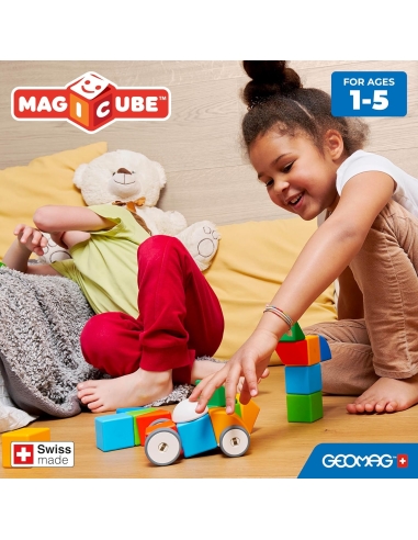 GEOMAG Magicube 4 oblika – Reciklirani mali svijet (25 kom)