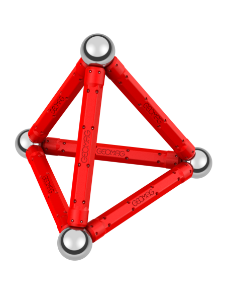 GEOMAG Klasični geometrijski magneti crveni (24 kom)