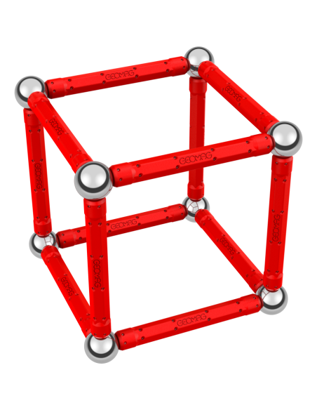 GEOMAG Klasični geometrijski magneti crveni (24 kom)