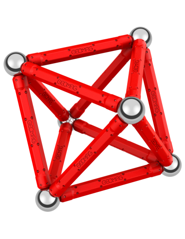 GEOMAG Klasični geometrijski magneti crveni (24 kom)