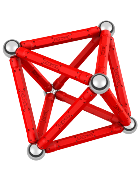 GEOMAG Klasični geometrijski magneti crveni (24 kom)