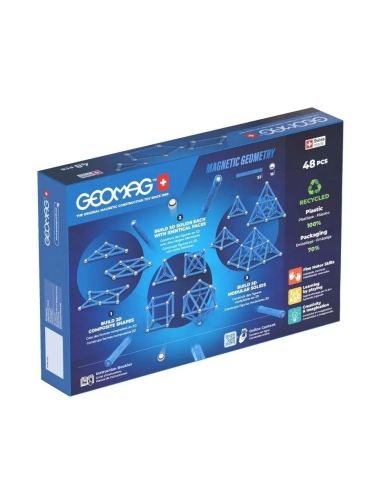 GEOMAG Klasični geometrijski magneti plavi (48 kom)
