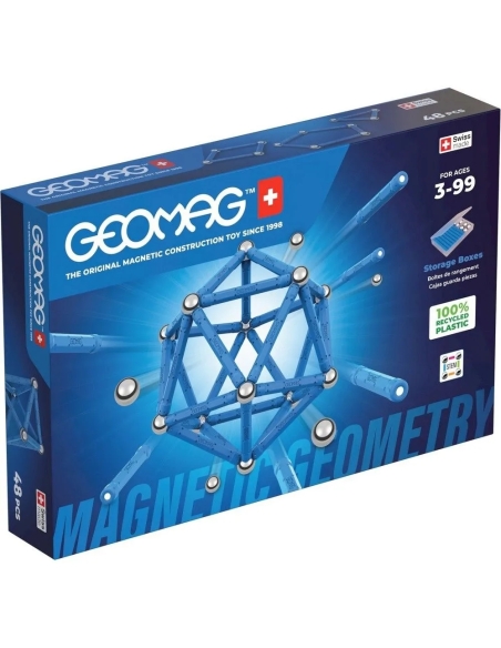 GEOMAG Klasični geometrijski magneti plavi (48 kom)