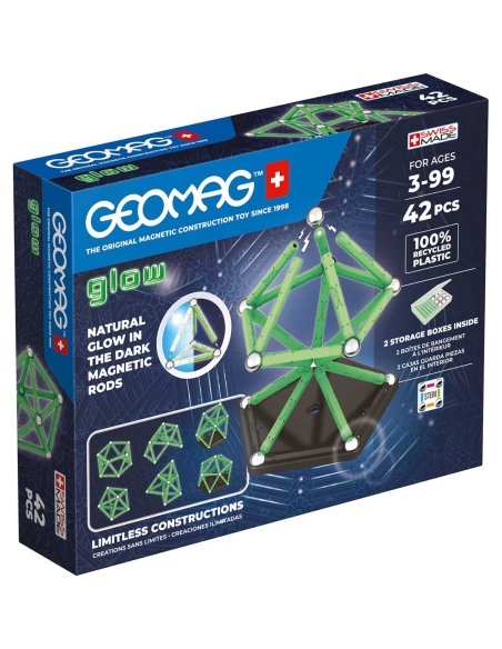 GEOMAG Classic GLOW svijetleći magneti set (42 kom)