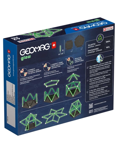 GEOMAG Classic GLOW svijetleći magneti set (42 kom)