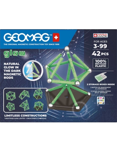 GEOMAG Classic GLOW svijetleći magneti set (42 kom)