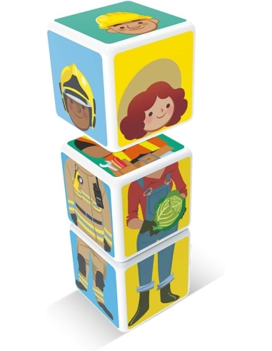 GEOMAG Magicube Mix & Match - Zanimanja (3 kom)