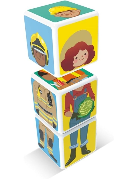 GEOMAG Magicube Mix & Match - Zanimanja (3 kom)