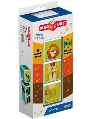 GEOMAG Magicube Mix & Match - Savana (3 kom)