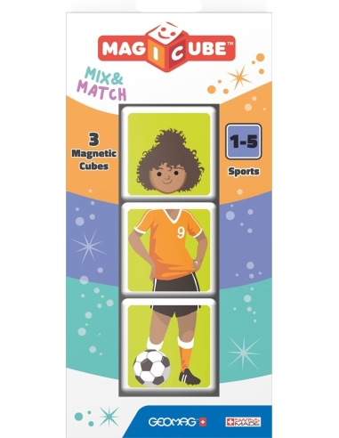 GEOMAG Magicube Mix & Match - Sportovi (3 kom)