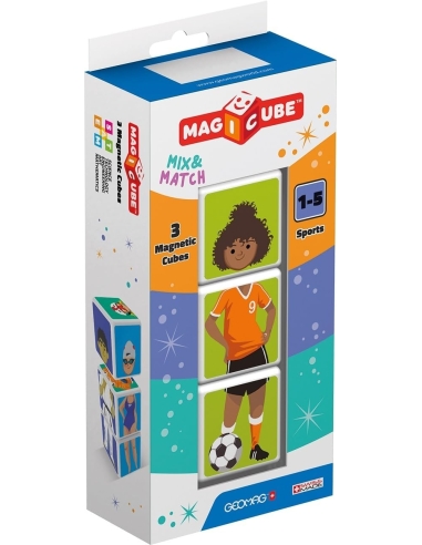GEOMAG Magicube Mix & Match - Sportovi (3 kom)