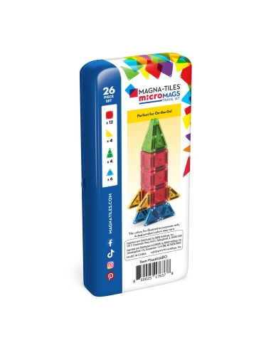 MAGNA TILES microMAGS putni set (26 kom)