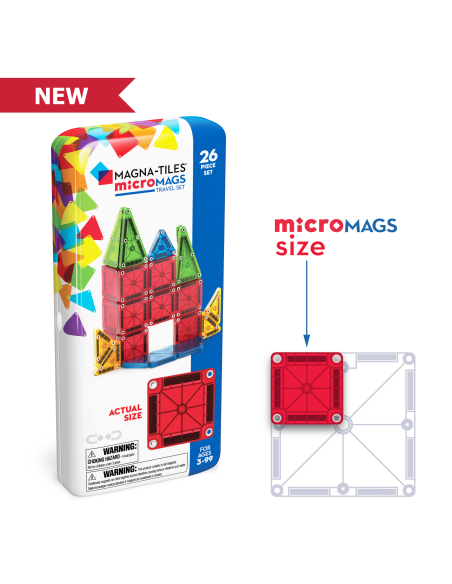 MAGNA TILES microMAGS putni set (26 kom)