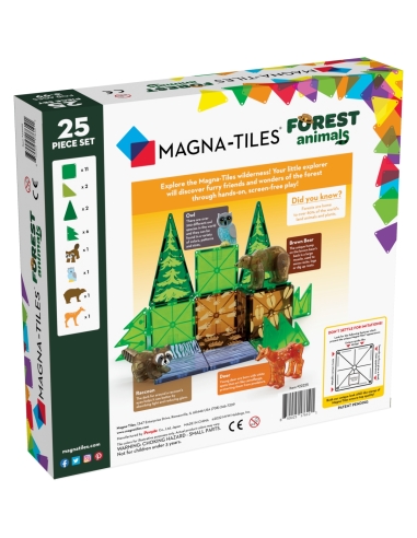 MAGNA TILES Šumske životinje (25 kom)