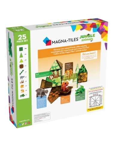 MAGNA TILES Džungla životinje (25 kom)