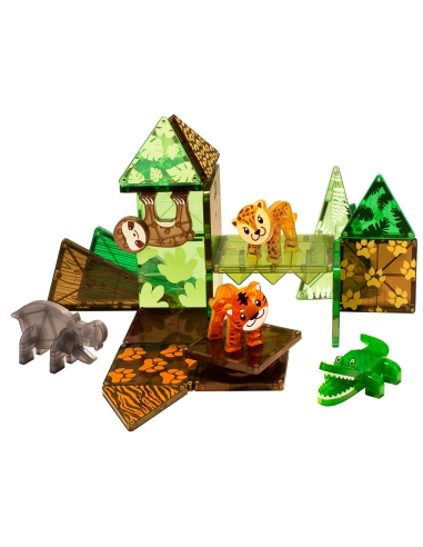 MAGNA TILES Džungla životinje (25 kom)