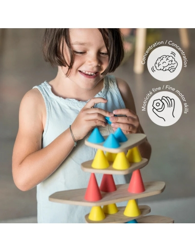 OPPI Piks - Igra slaganja i balansiranja - veliki set (64 kom)