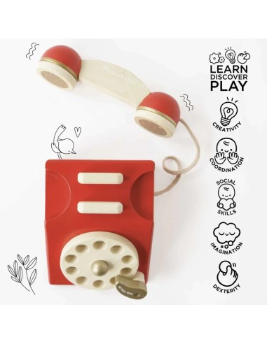 Le Toy Van Drveni vintage telefon – Honeybake