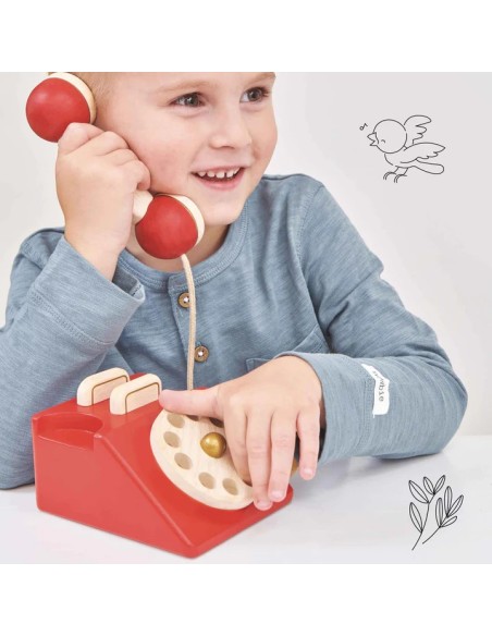 Le Toy Van Drveni vintage telefon – Honeybake