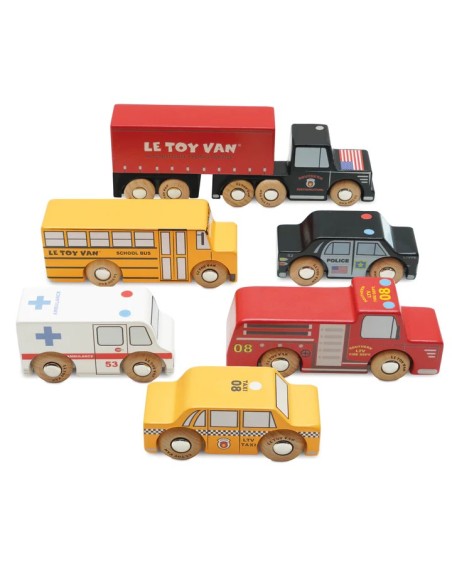 Le Toy Van Set drvenih autića – New York