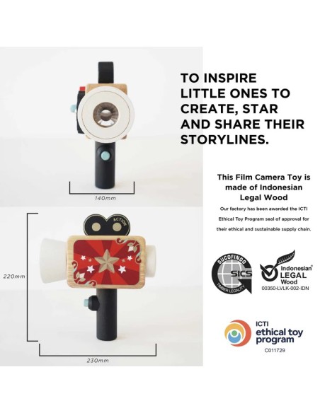 Le Toy Van Drvena filmska kamera – Hollywood