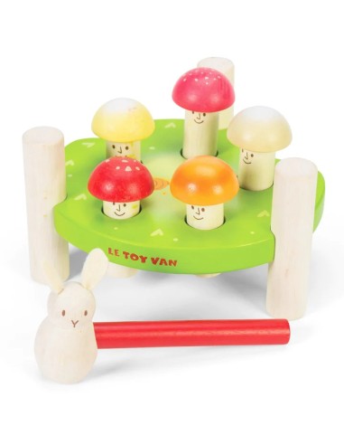 Le Toy Van Drvena igračka sa čekićem – Mr Mushroom