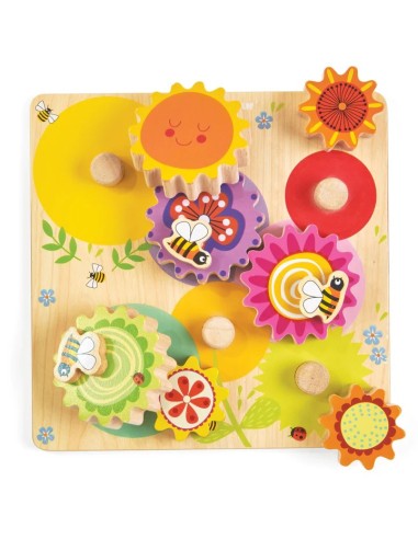 Le Toy Van Gears & Cogs 'Busy Bee Learning'