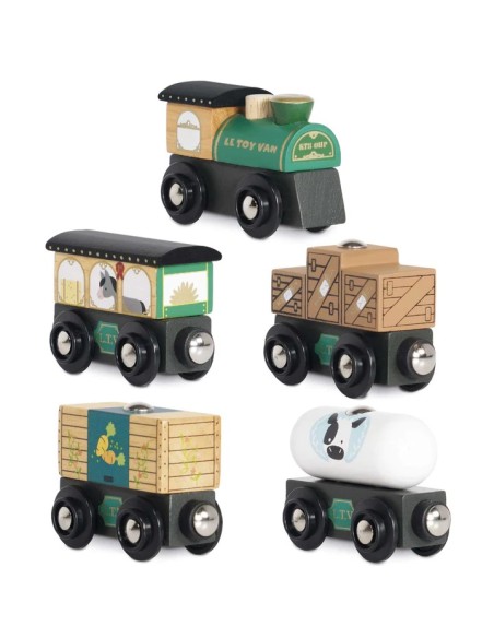 Le Toy Van set drvenih vozića – Great Green Train