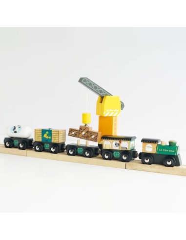 Le Toy Van set drvenih vozića – Great Green Train