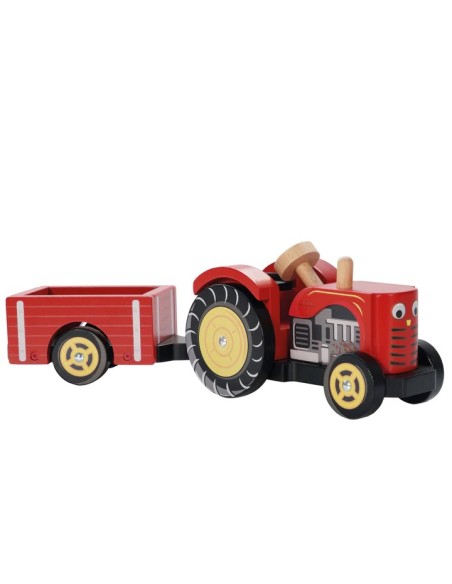 Le Toy Van Red Wooden Tractor