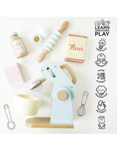 Le Toy Van Drveni mikser set – Honeybake
