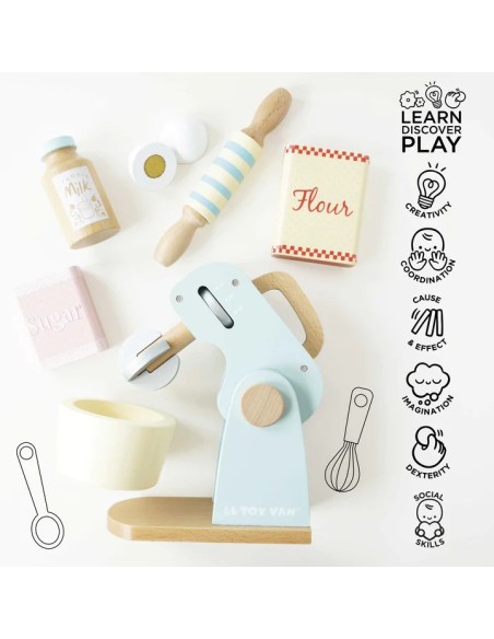 Le Toy Van Drveni mikser set – Honeybake