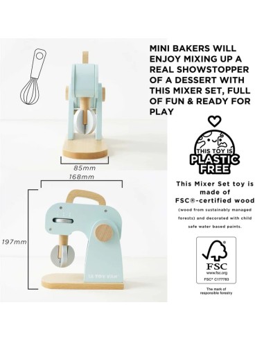 Le Toy Van Drveni mikser set – Honeybake
