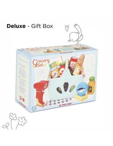 Le Toy Van Drvena korpa sa namirnicama i skener – Honeybake